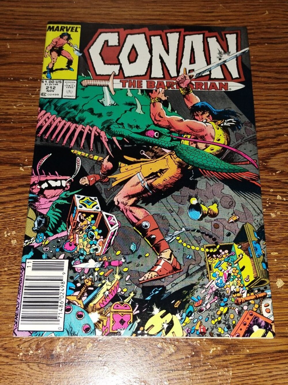 Conan the Barbarian #208 (Marvel Comics, 1988)